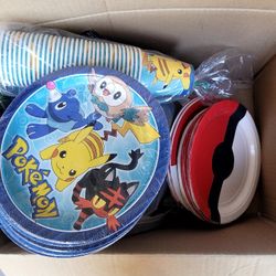Box Of Pokémon Party Supplies 