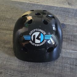 Kryptonics Skateboard Helmet Good Conditions For Kids 