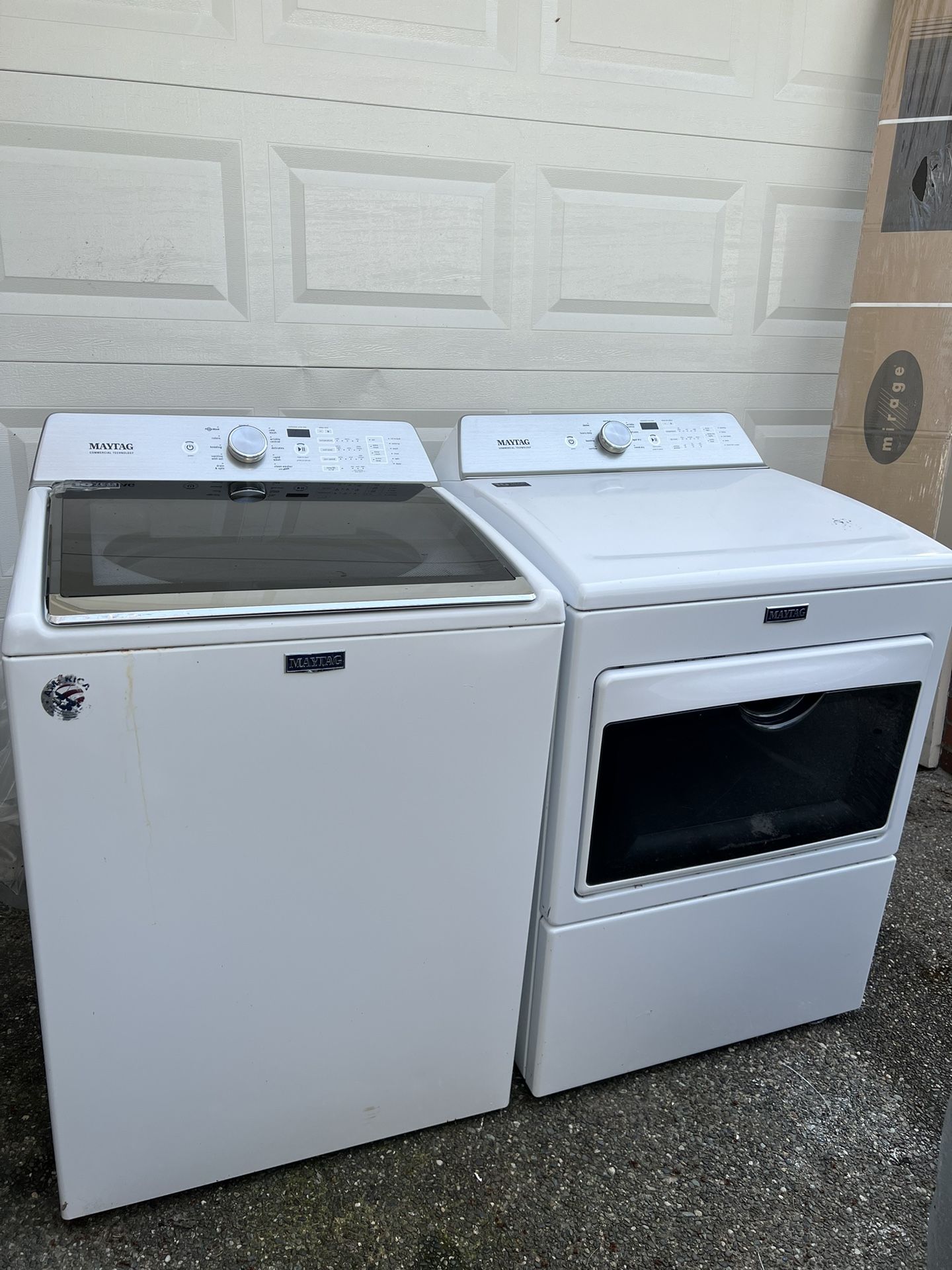 Washer and Dryer  MAYTAG