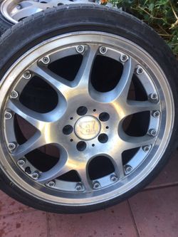 KUMHO BBS TIRES WITH ALUM.RIMS 225/40/18