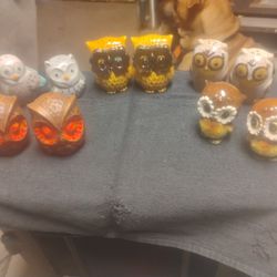 Owl Salt And Pepper Shakers 