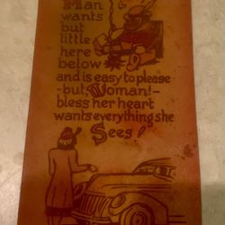 Vintage Leather Signs