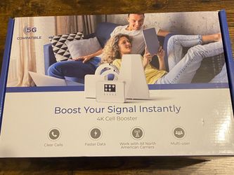 4k Cell Phone Signal Booster 5G 4G LTE /trades Welcome 