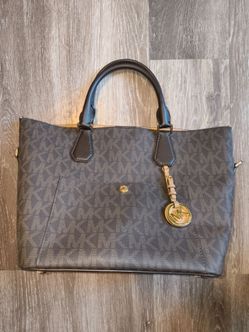 Michael Kors Bag Greenwich Brown Monogram Tote Purse