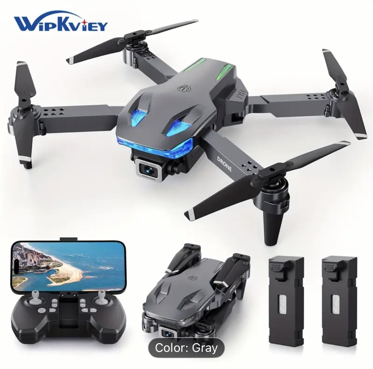 Drone with Camera T28- Foldable Drone with 1080P