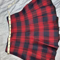 Plaid Skort