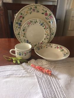 English Garden Farberware Stoneware dishes