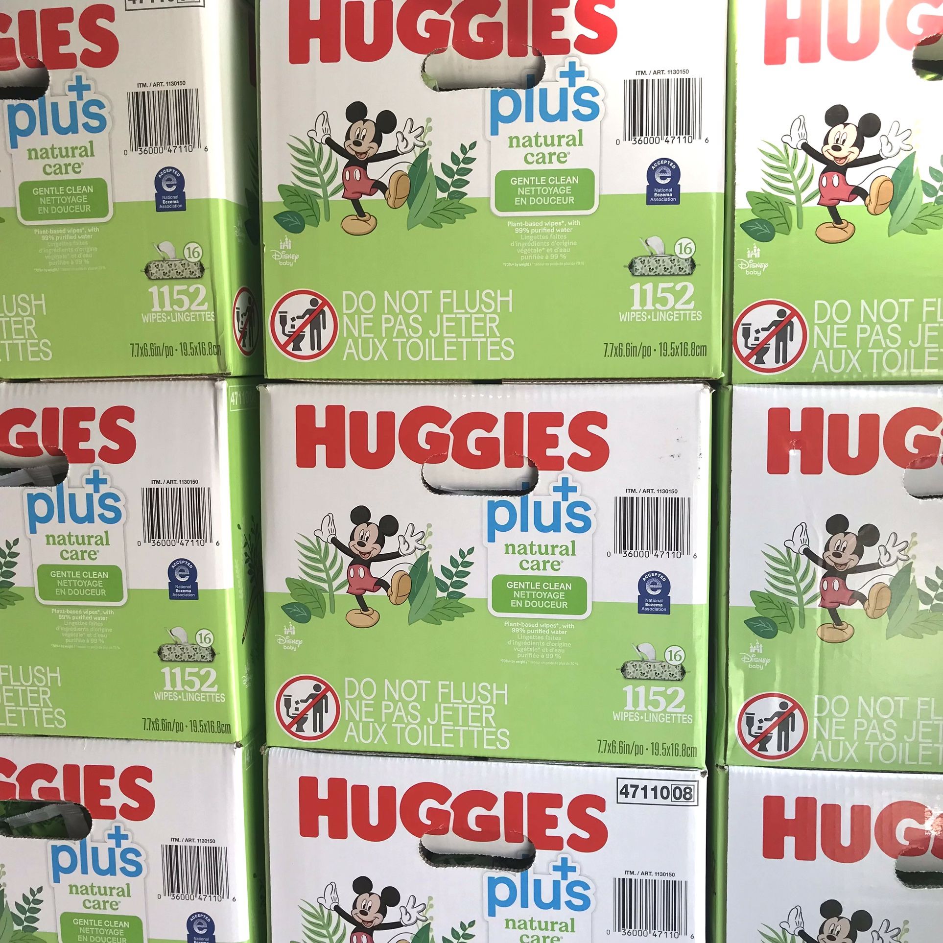 Huggies 1152 Wipes Sensitive
