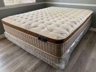 Calking organic cloud comfort Europillow top 12inch matres andboxspring