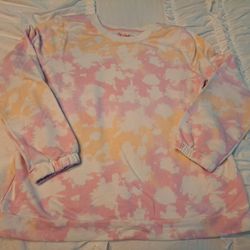 Girls Shirt Size XL 14/16 Cat & Jack Tie Dye