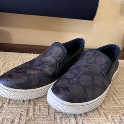 Coach Parkside Slip On Canvas Shoes Size 5.5B 35.5 EUR, Not Mark Jacob, Gucci, Michael Kors