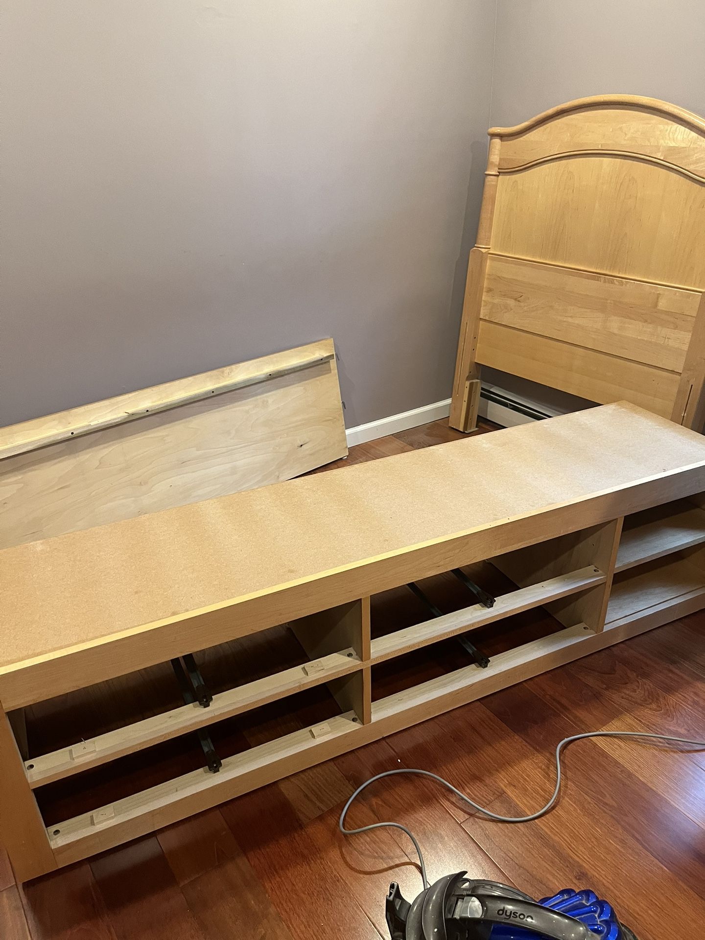 Twin Wood Captains Bed