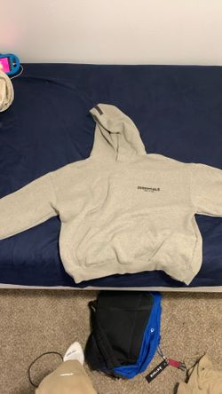 Essentials Hoodie Grey And Black