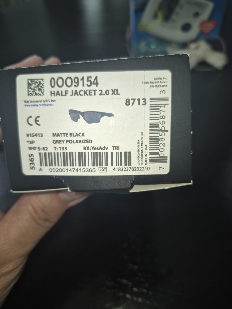 Oakley Half JACKET 2.0 XL Matte Black Grey Polarized