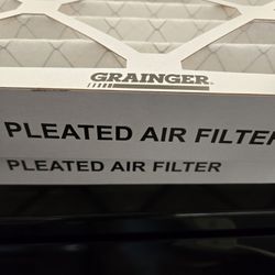 2 Brandnew GRAINGER 20X24X2 AIR FILTERS $25