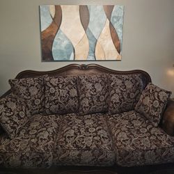 Couch, Chair, Table, Pictures