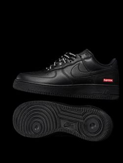 Black Air Force 1s supreme