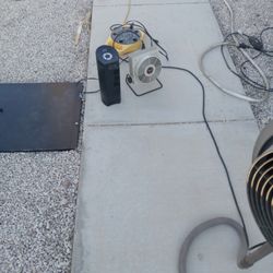 TWO SMALL FANS. BOTH WORK. YOUR CHOICE $7 EACH OR TWO FOR $10