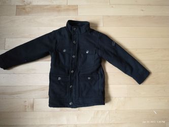 Thick Woolen Bomber Style Coat For Kids