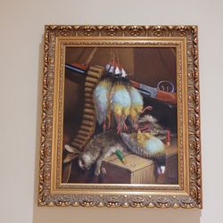 Still Life with Game and Shotgun