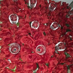 Rose Centerpieces