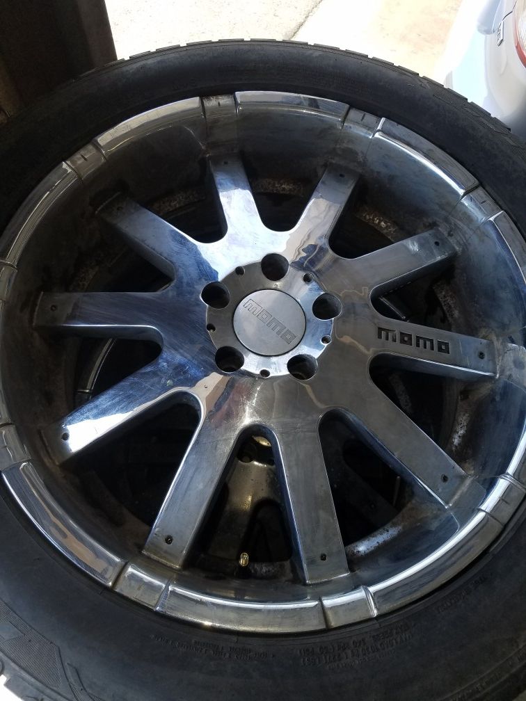 Momo rims and tires for Sale in Pomona, CA - OfferUp