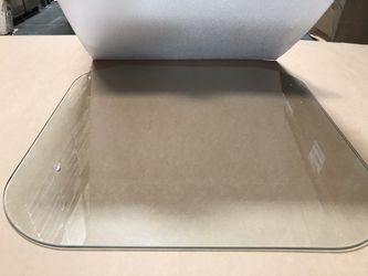 Square round 35.5” X35.5” clear glass