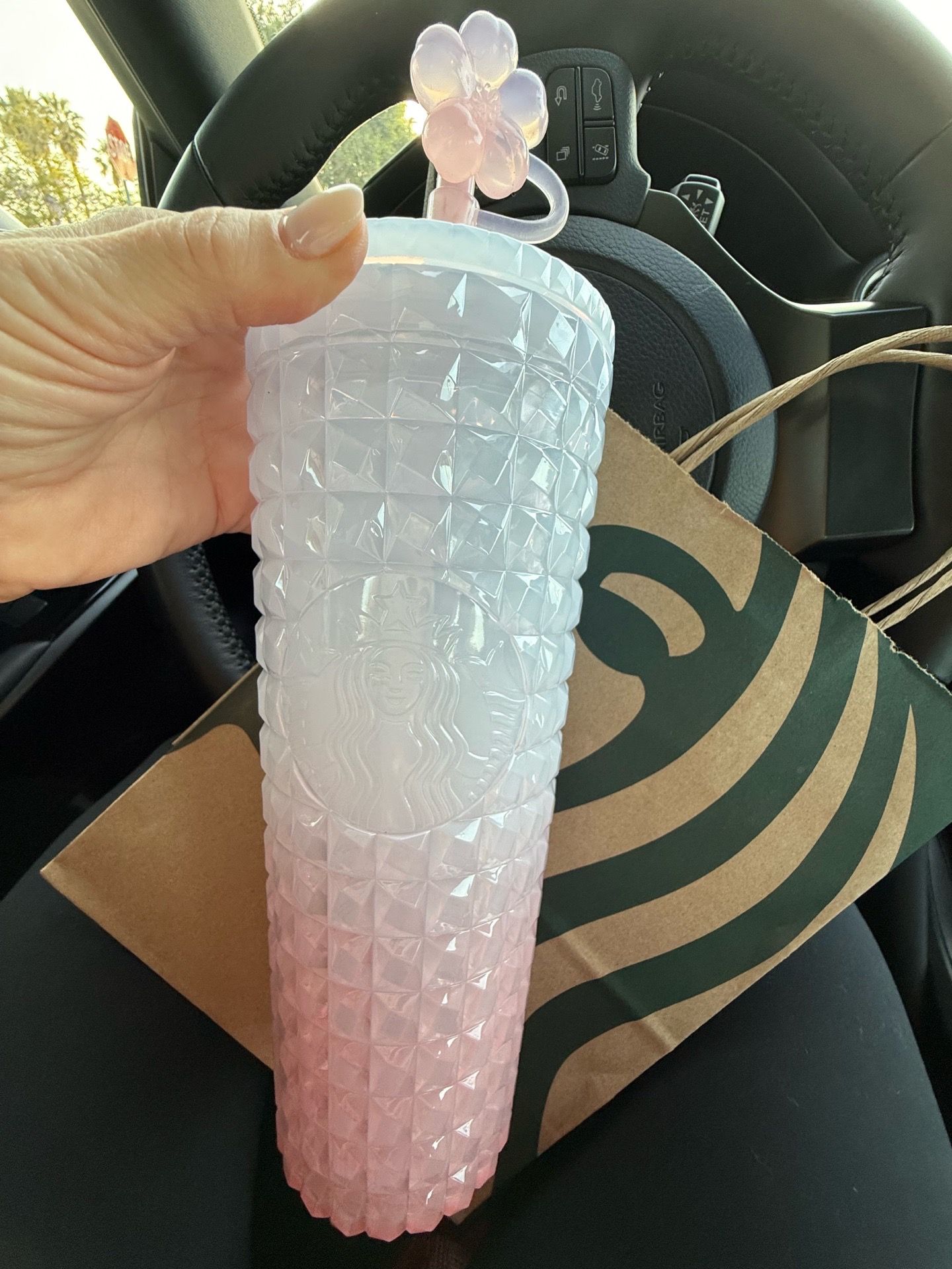 Starbucks 2026 Pink Cherry Blossom w/ Topper ๐ ๐ธ