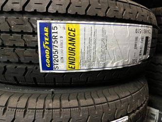 GOODYEAR ST205/75R15 ENDURANCE TIRES FOR SALE!!!!!