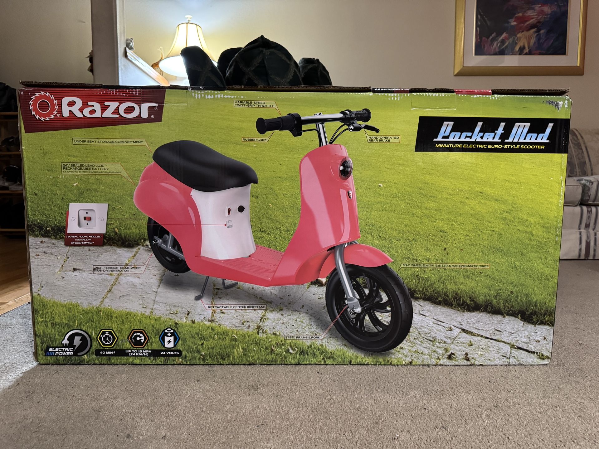 Razor Pocketmod Electric Scooter 24v