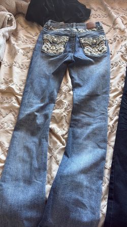 Dark blue Lamasini premium jeans and light blue jeans danesi jeans size 1 and size 3