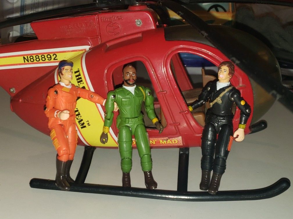 The A Team Helicopter And Mr T