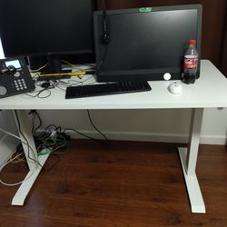 Desk Sit Stand Adjustable Motorized 