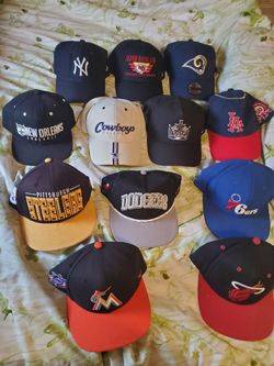 Sports hats football baseball basketball hockey adjustable strap