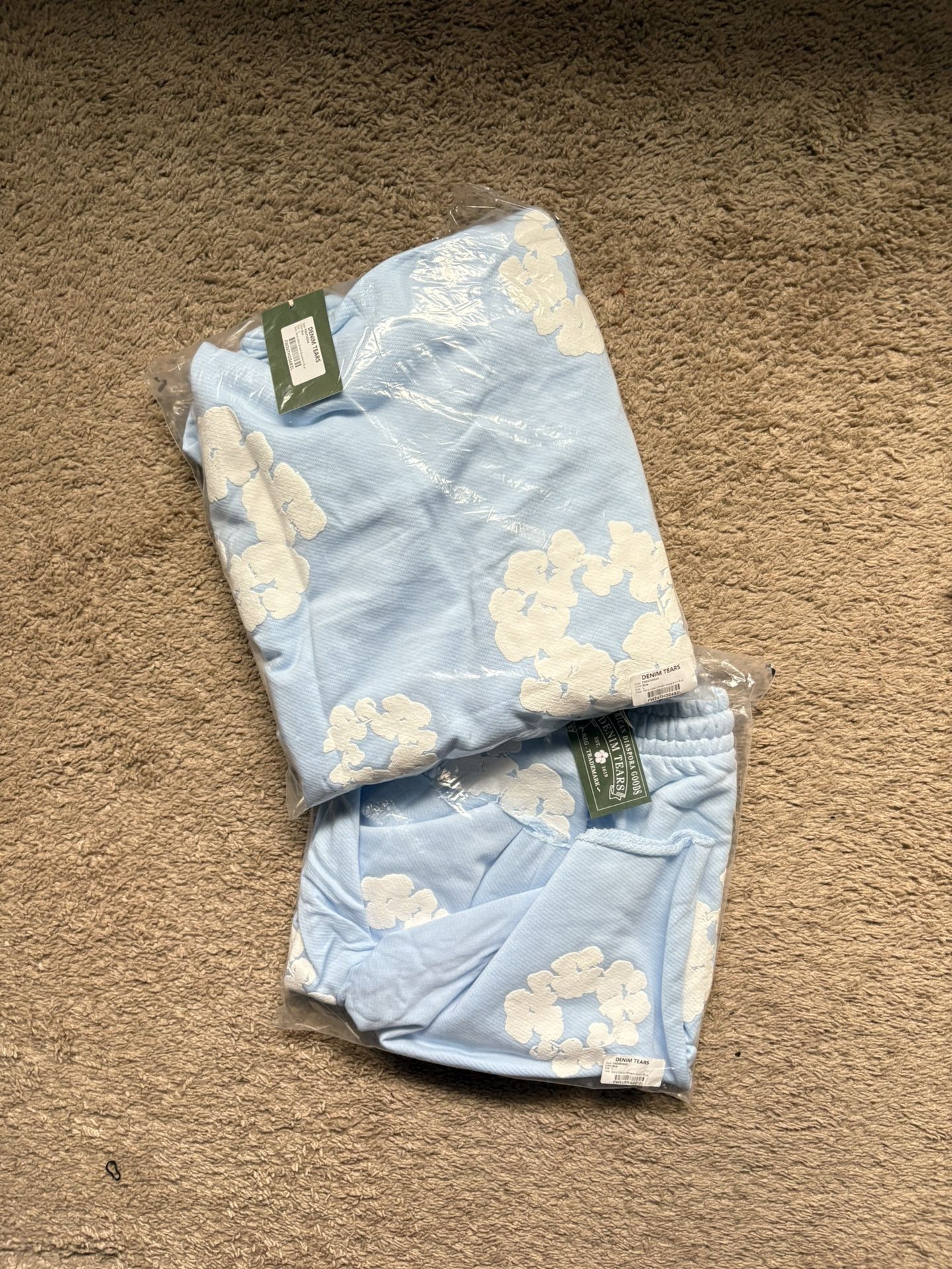 Powder Blue Denim Tears Set