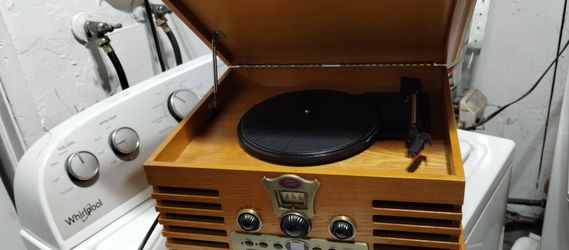 Radio cd player record player