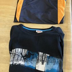 Boy’s XL Thermal Shirt And Dry Fit Shirt