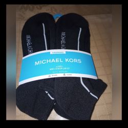 Michael Kors Men's Cushioned Low Cut Socks 
