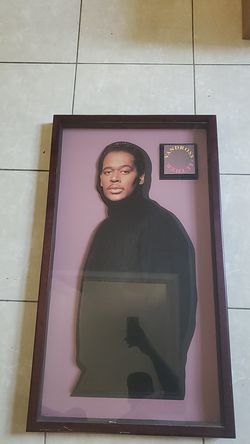 Luther Vandross framed picture