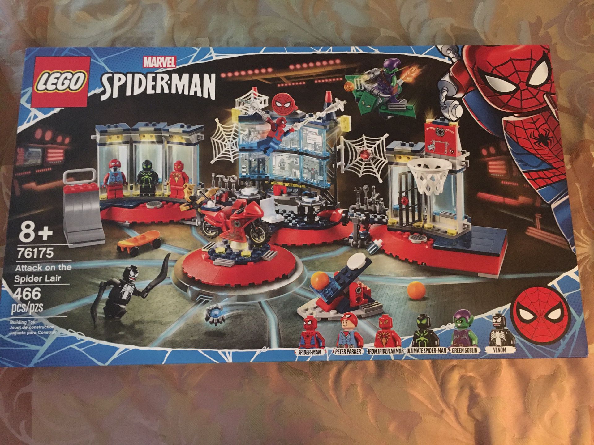 76175-Lego Spider-Man: Attack On Spider Lair 466PCS Brand New