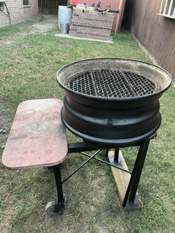 Bbq Grill Made From Rim