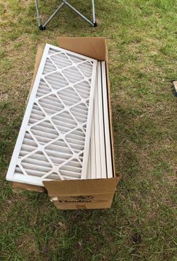 New Flanders 12 x 30 x 1 pre-pleated 40 Mercury 8 lpd air filter pack 12