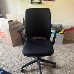 Office Chair – Adjustable, Black, Must Go 