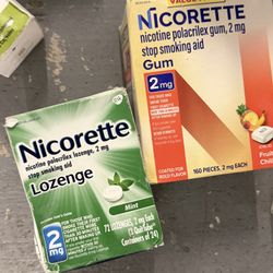 Nicorette Gum, And Lozenges