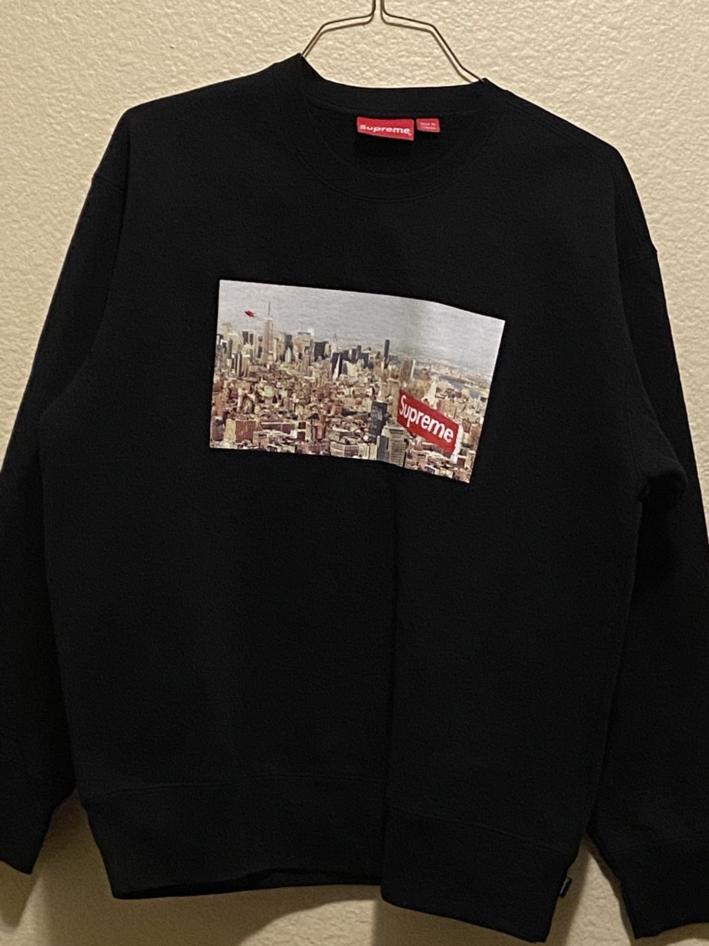 Supreme Aerial Crewneck Black