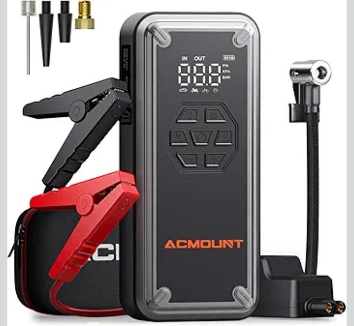 Jump Starter with Air Compressor