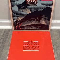 Andy Taylor (From Duran Duran) : - Thunder LP Vinyl Record MCA-5837 W/ Hype Sticker & Promo Stamp