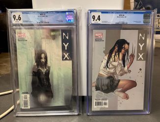 NYX #3 CGC 9.6 & NYX #4 CGC 9.4 - Marvel Comics (Wolverine)