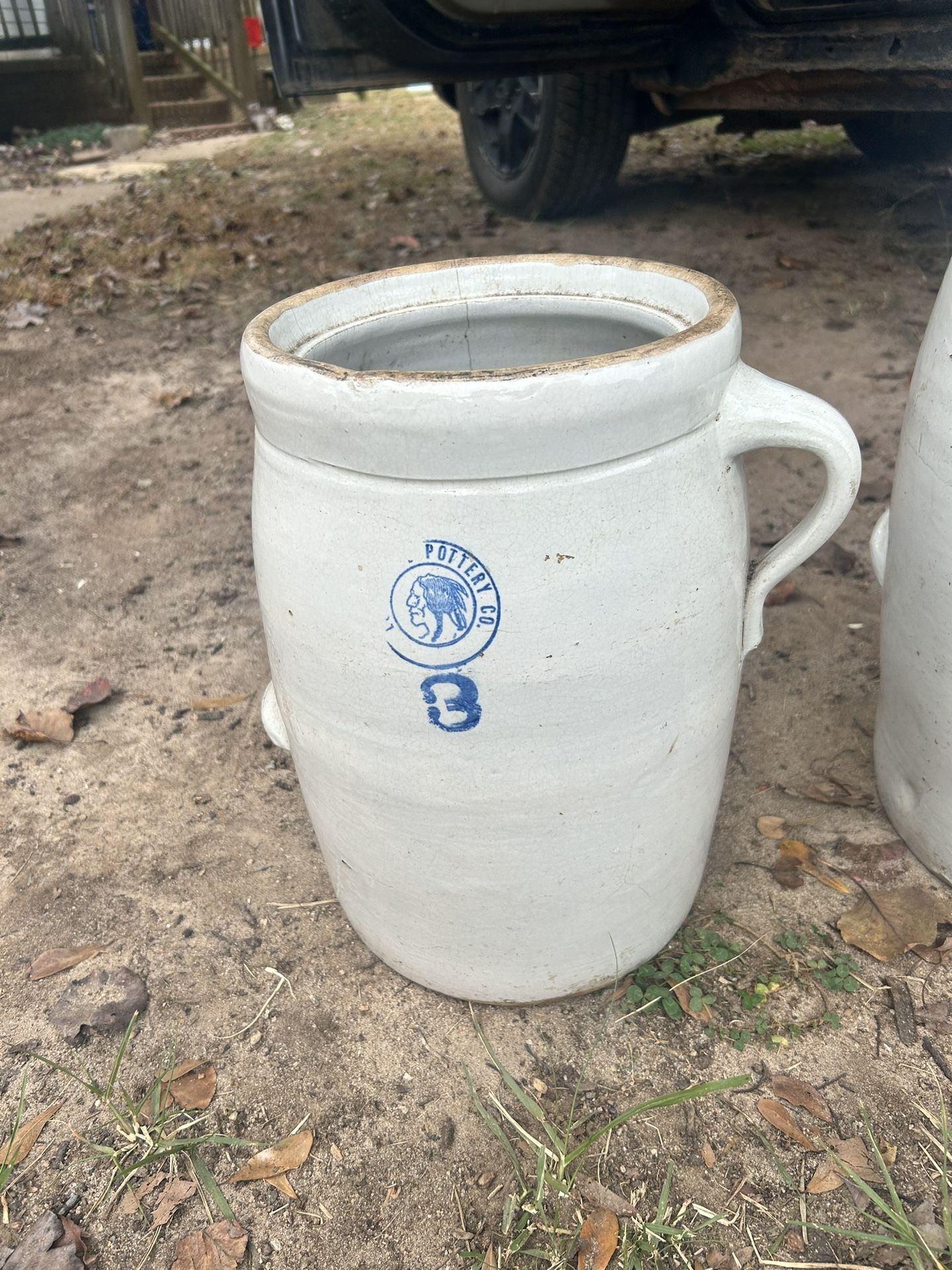 Antique Stone Butter Corner