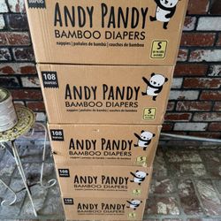Andy Pandy Bamboo Diapers Size 1